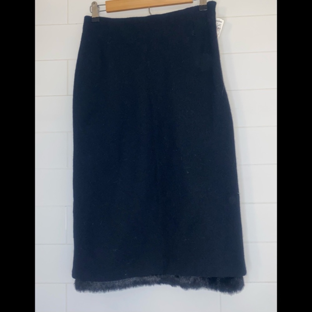 Wool Pencil Skirt